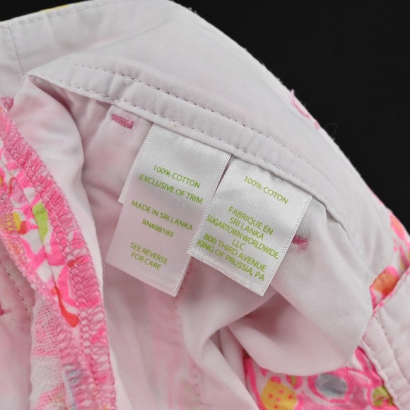 Lilly Pulitzer Callahan Shorts Size 2 Pink More Kinis in the Keys Pink Pout - Picture 8 of 14